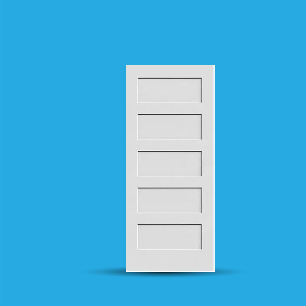 5- panel Solid core shaker door (96″ height) ID-2341