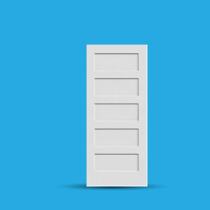 5- panel Solid core shaker door (96" height)