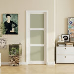3-Lite Frosted Glass Door - Image 3