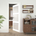 3-Lite Frosted Glass Door - Image 2