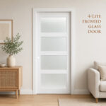 4-Lite Frosted Glass Door - Image 2