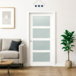 4-Lite Frosted Glass Door - Image 4
